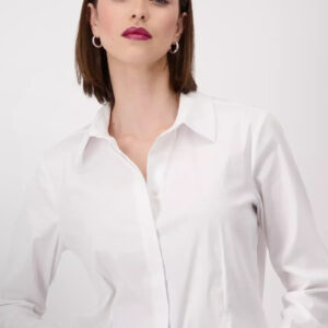 Camisa entallada blanca