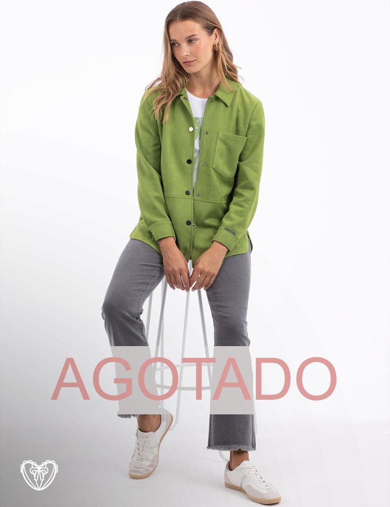Chaqueta verde manzana