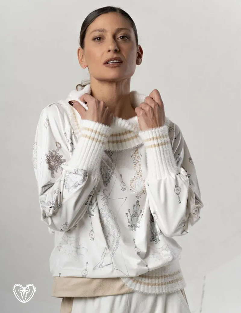 Sudadera estampada de Elisa Cavaletti - Imagen 2
