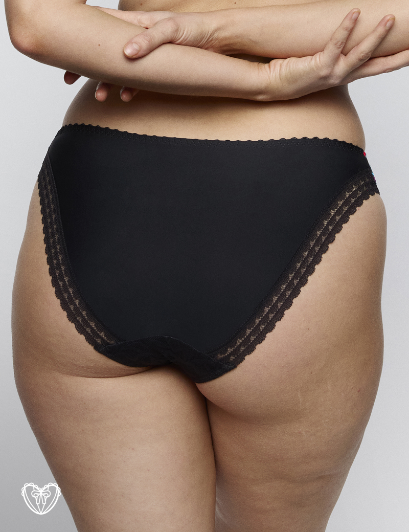 Braga bikini negra floral MIYARA de PrimaDonna - Imagen 3
